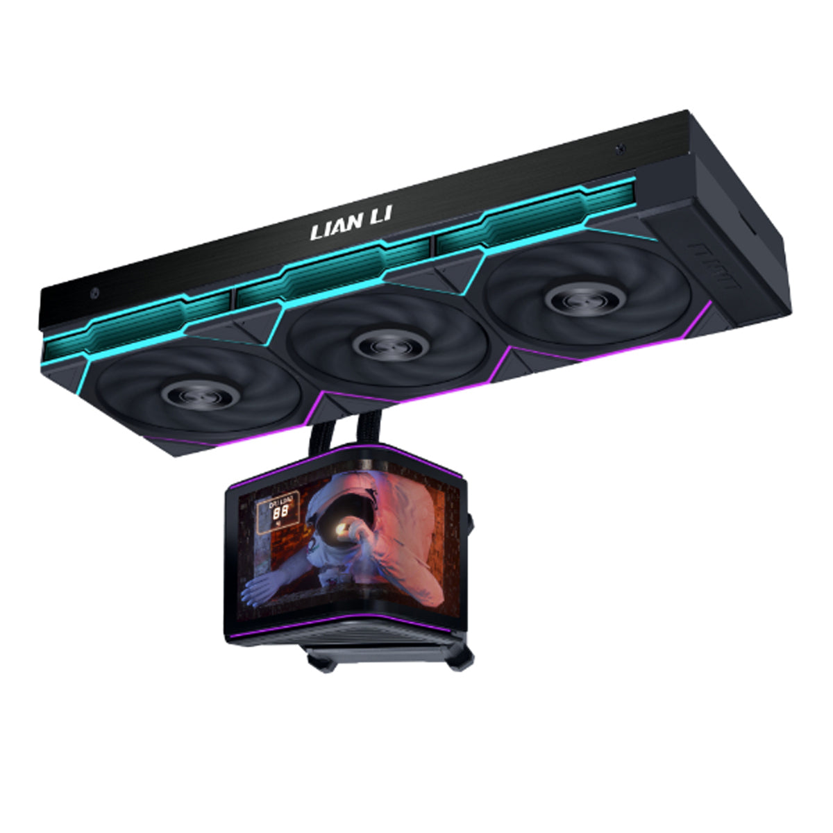 Lian Li Hydroshift II OLED Curved 360TL AIO Liquid CPU Cooler