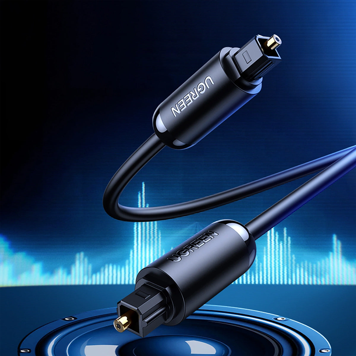Ugreen Toslink Optical Male to Male Audio Cable - 1m (AV122/70890)