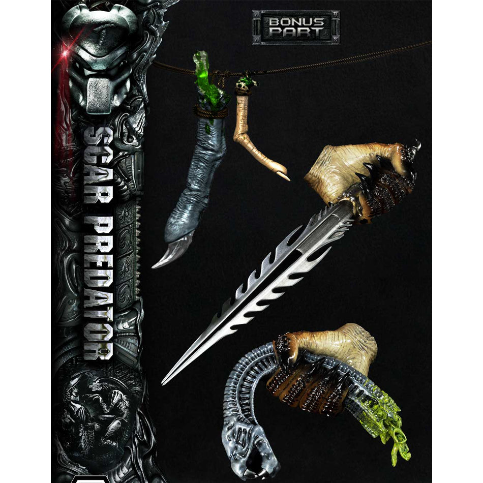 Prime 1 Studio Museum Masterline Alien vs. Predator (Film) Scar Predator DX Bonus Version (MMPR-04DXS)