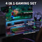 Aula T650 4-in-1 Gaming Combo - Wired Membrane Keyboard/Mouse/Headset/Mouse Pad