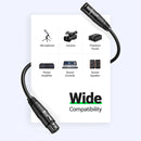 Ugreen Cannon Male to Female Microphone Extension Audio Cable