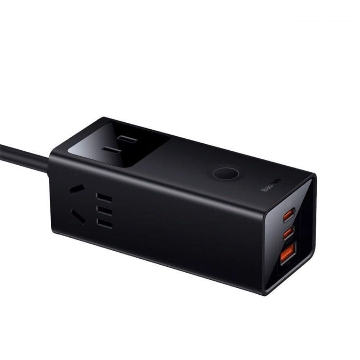 Baseus PowerCombo PowerStrip 3AC+1U+2C 30W Lite with 1.5m Power Cord (Black) (PSLA030101)