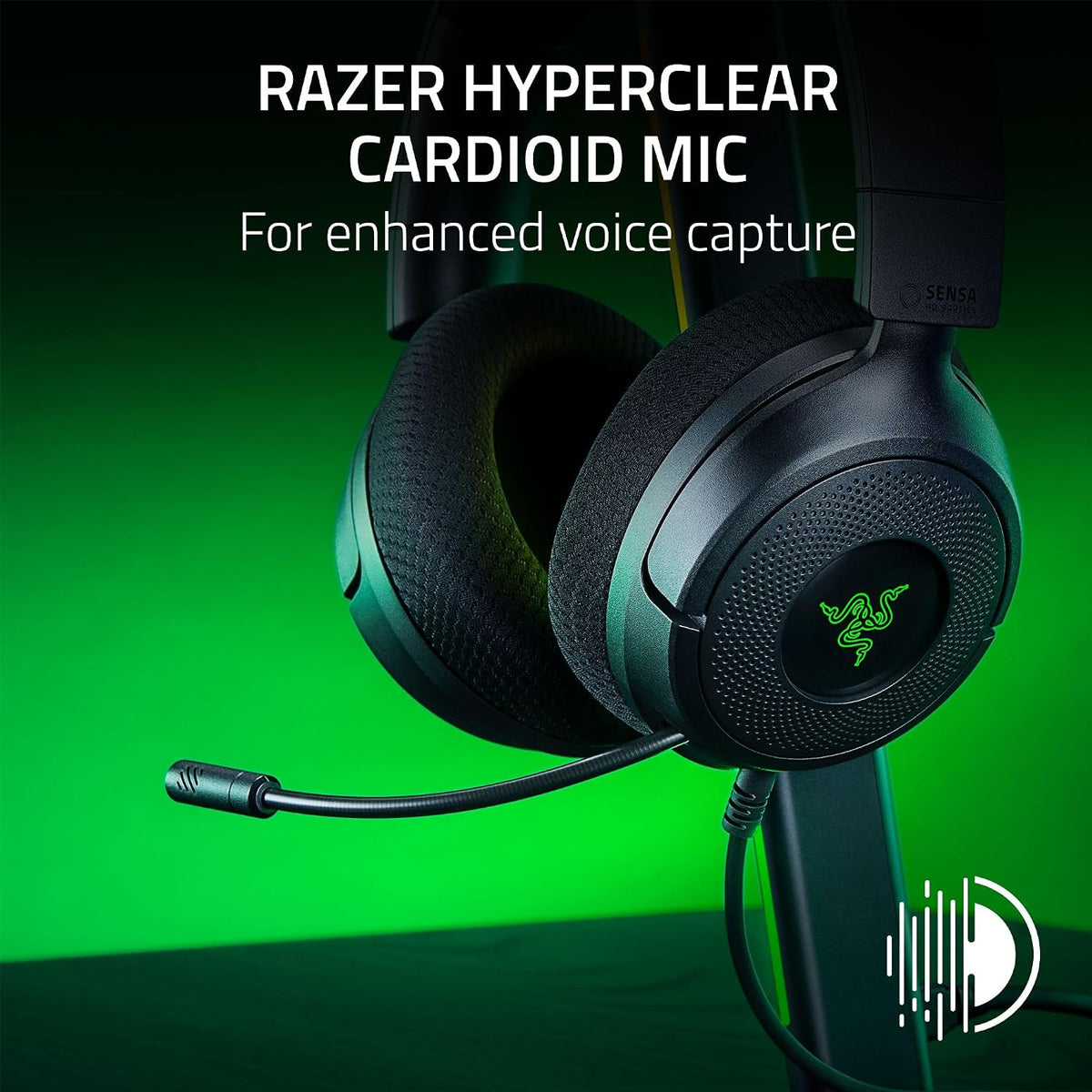 Razer Kraken V4 X Sensa HD Haptics Wired Gaming Headset (Black)