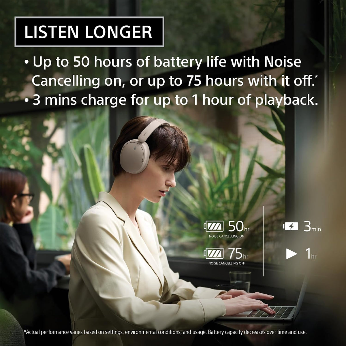 Sony WH-CH730N Wireless Noise Canceling Over-Ear Headphones