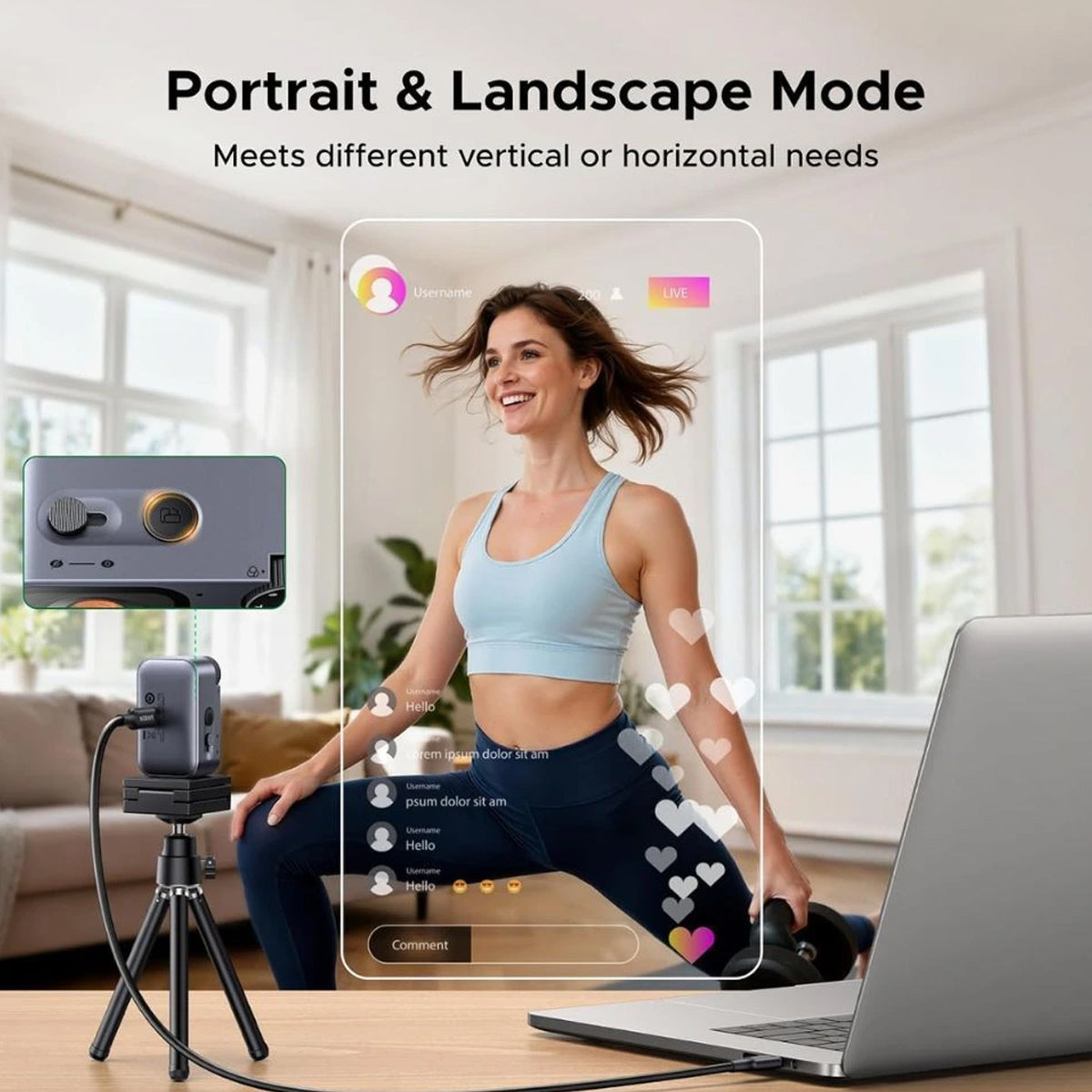 Ugreen AI-Powered 2K Webcam (Grey) (CM929/75725A)