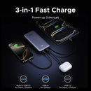 Ugreen Nexode 20000mAh 55W Fast Charging Power Bank with Built-in USB-C Braided Cable