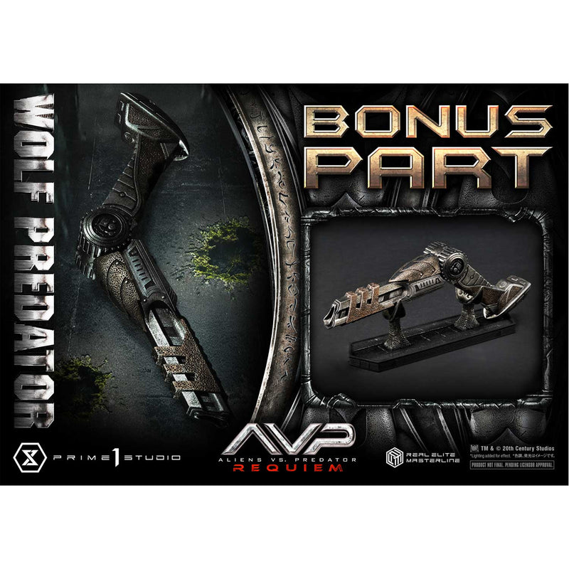 Real Elite Masterline Aliens vs. Predator: Requiem Wolf Predator 