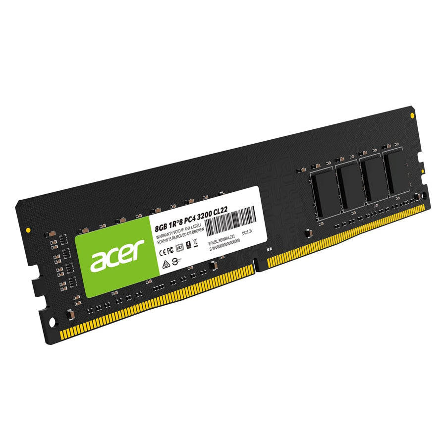 Acer UD100 8GB (1x8GB) 3200MHz CL22 Desktop Memory (BL.9BWWA.222)