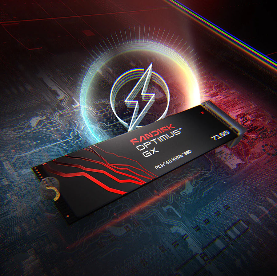 Sandisk Optimus GX 7100 7250MB/s Read M.2 2280 PCIe 4.0x4 NVMe SSD