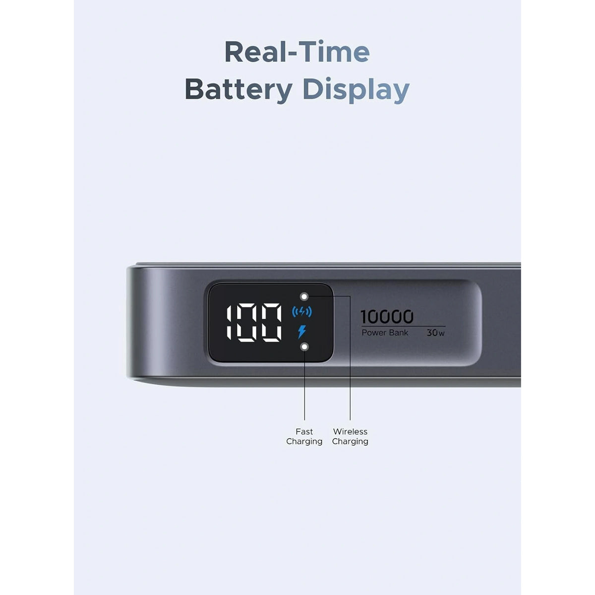 Ugreen MagFlow 10000mAh 30W USB-C + 25W Qi2 Magnetic Wireless Fast Charging Power Bank