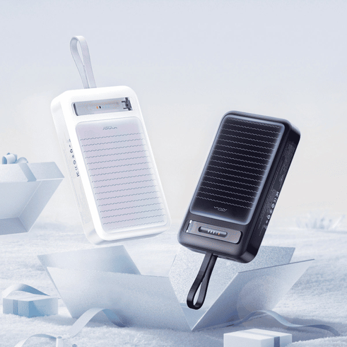 Vyvylabs Iridescence Wireless Fast Charge Power Bank Type-C Edition 10000mAh 20W with Stand
