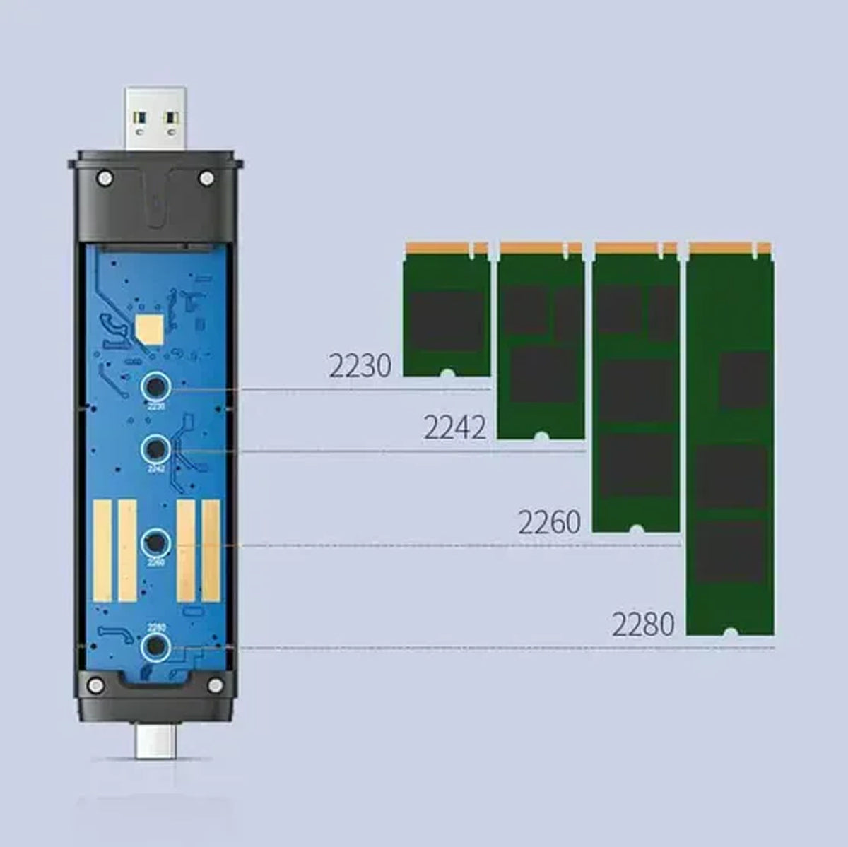 Ugreen M.2 SATA SSD Enclosure (CM298/70533)