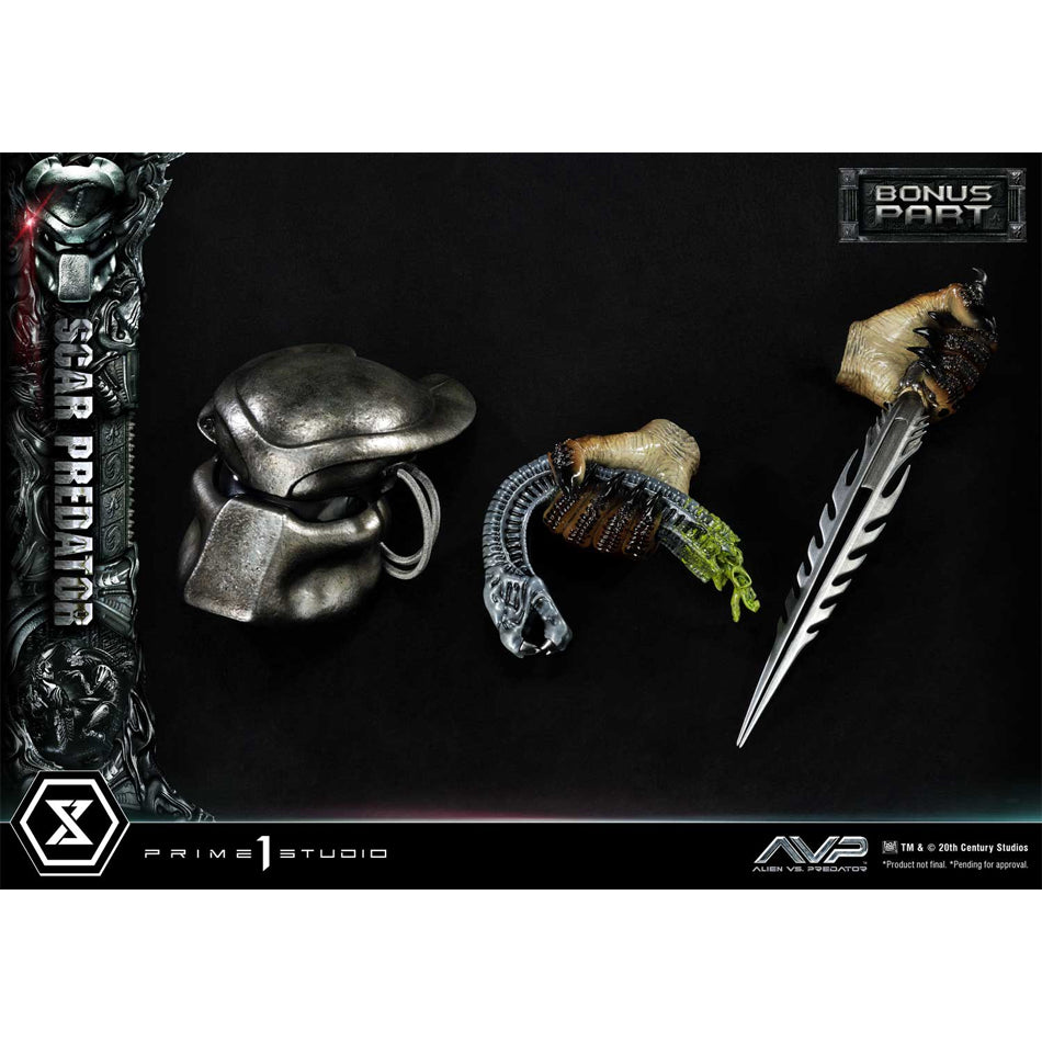 Prime 1 Studio Museum Masterline Alien vs. Predator (Film) Scar Predator DX Bonus Version (MMPR-04DXS)