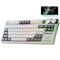 Royal Kludge RK-S85 Tri-Mode RGB 85 Keys Hot Swappable Mechanical Keyboard White Night