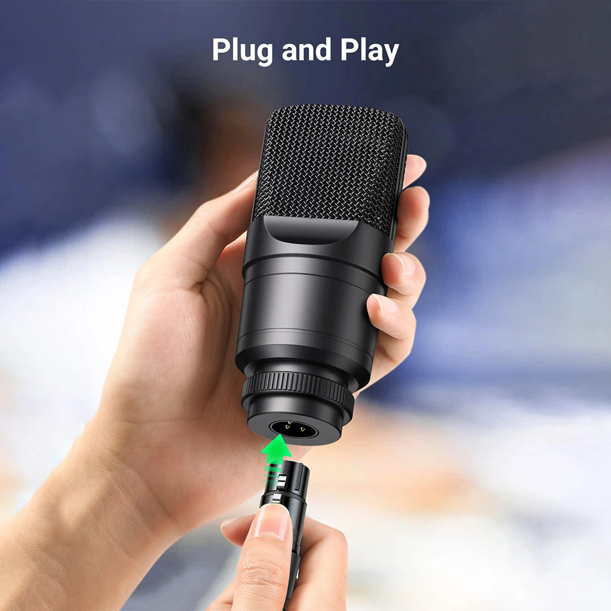 Ugreen Cannon Male to Female Microphone Extension Audio Cable