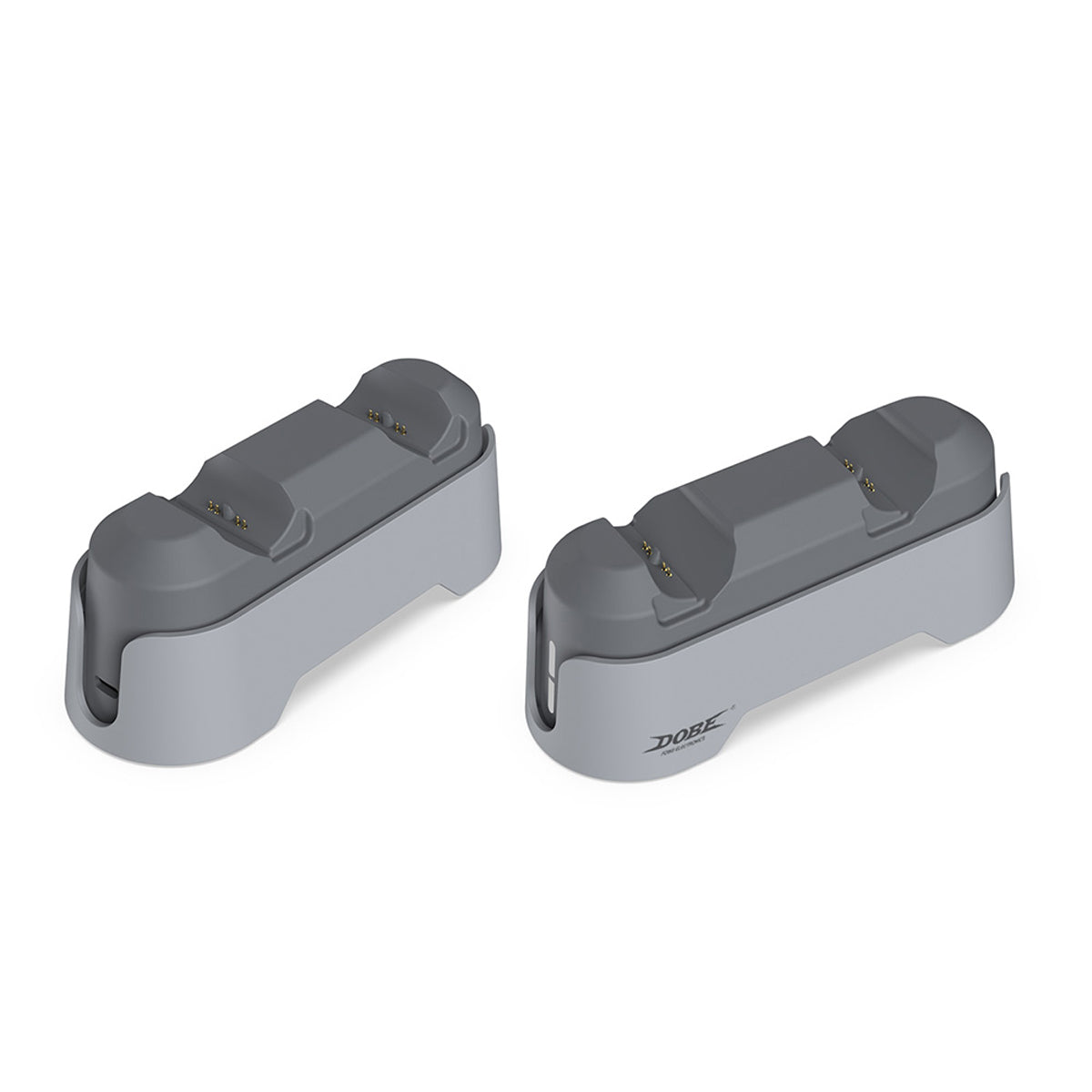 Dobe Double Charging Dock For PS5 Controller with Dual-Color Charging Indicator Light (Gray)