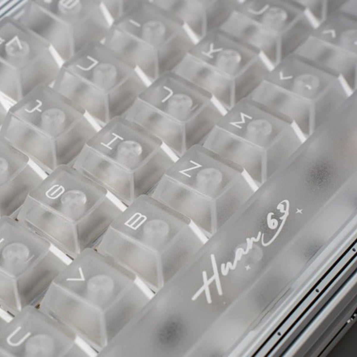 WLMouse HUAN63 HE Magnesium Alloys Keyboard (White)
