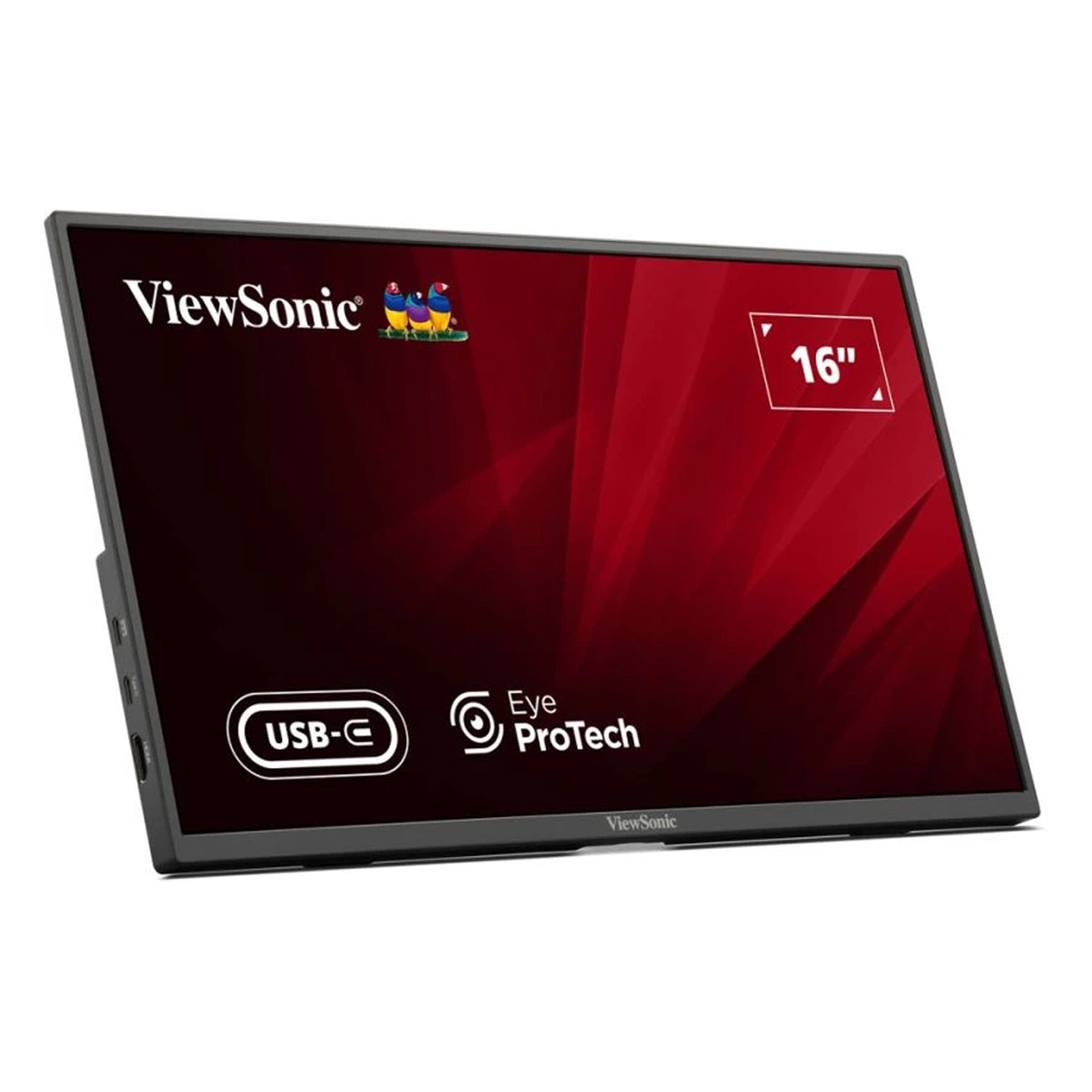 ViewSonic VA1650 16" FHD (1920X1080) 60Hz 7ms IPS USB-C Lightweight Portable Monitor