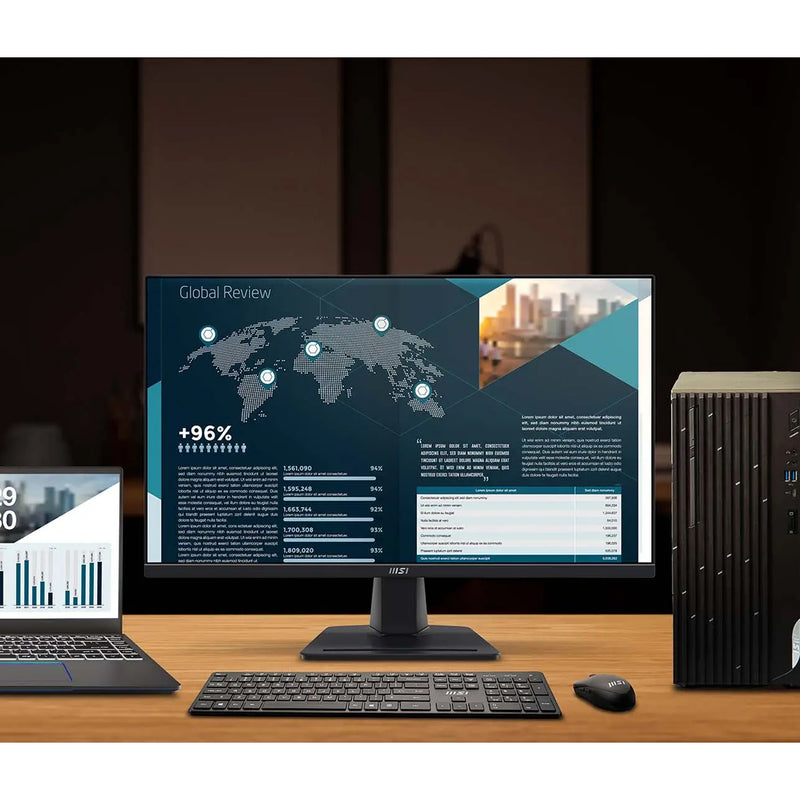 MSI Pro MP275 27" FHD (1920x1080) 100Hz 1ms (MPRT) / 4ms (GTG) IPS Business Productivity Monitor