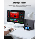 SODI ST02 Aluminum Gravity Holder for MacBook (Grey, Black)