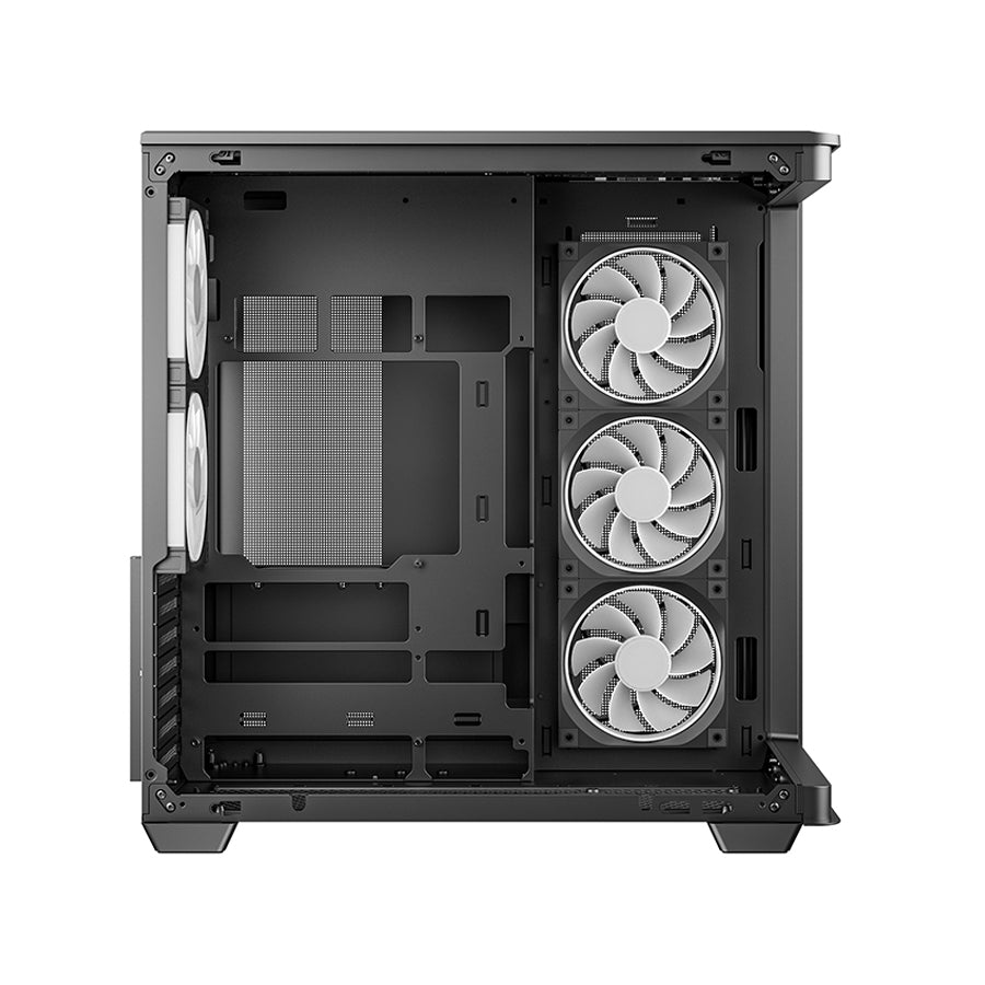 DeepCool CG590U 5F Panoramic Seamless Single-Curve Glass ATX PC Case (Black) (R-CG590U-BKAGA5-G)