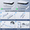 OIVO Adjustable Horizontal Stand for PS5 / PS5 Slim / PS5 Pro (White)