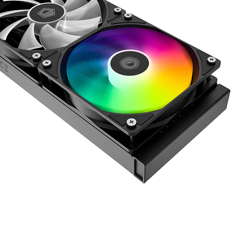 ID-Cooling SL360 XE LCD AIO Liquid CPU Cooler (Black, White)
