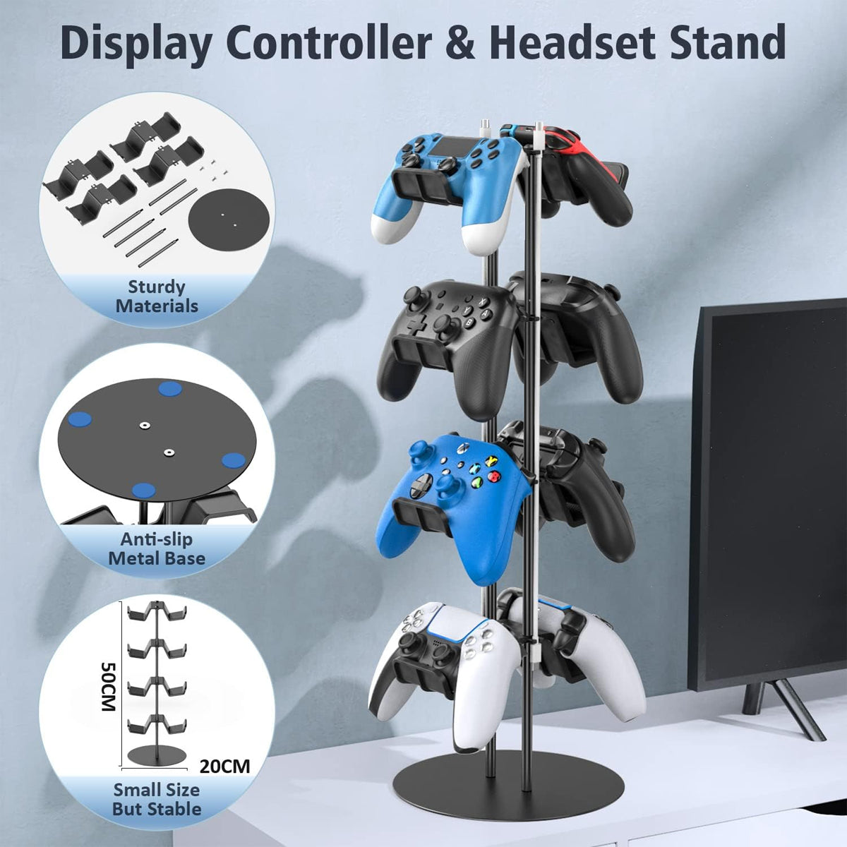 Kytok Multiple Controller Desk Stand for 8 Controllers (KT-515)