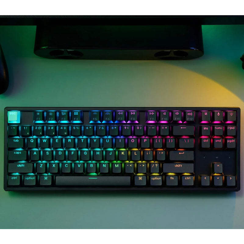 Keychron K8 HE Standard Version TKL Wireless Magnetic Switch Custom Keyboard - Black