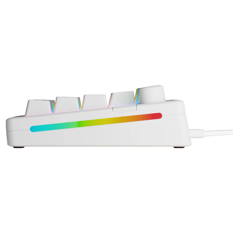 Glorious GMMK 3 65% Prebuilt Wired Mechanical Gaming Keyboard (White) (GLO-KB-GMMK3-65-PB-FOX-W-WHT-US)
