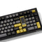 Akko 5098B Black & Gold Multi-Mode RGB Hot-Swappable Mechanical Keyboard with 1.47" LCD Screen