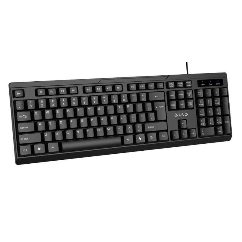 Aula AK205 Full-Sized Wired Keyboard (Black)