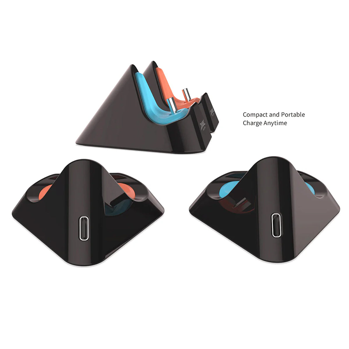 Dobe Charging Dock for Nintendo Switch 2 / Nintendo Switch / Nintendo Switch Lite / Nintendo Switch OLED (Black, Blue/Black, Orange/Black) TNS-3170