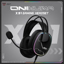 Onikuma X91 RGB Lightweight Gaming Headphone with Microphone