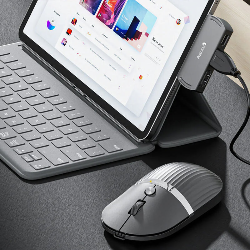 ProtoArc HubMouse 2-in-1 Swappable Modular HubMouse