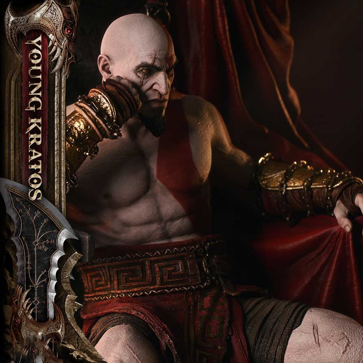 Throne Legacy God of War: Ragnarok Young Kratos