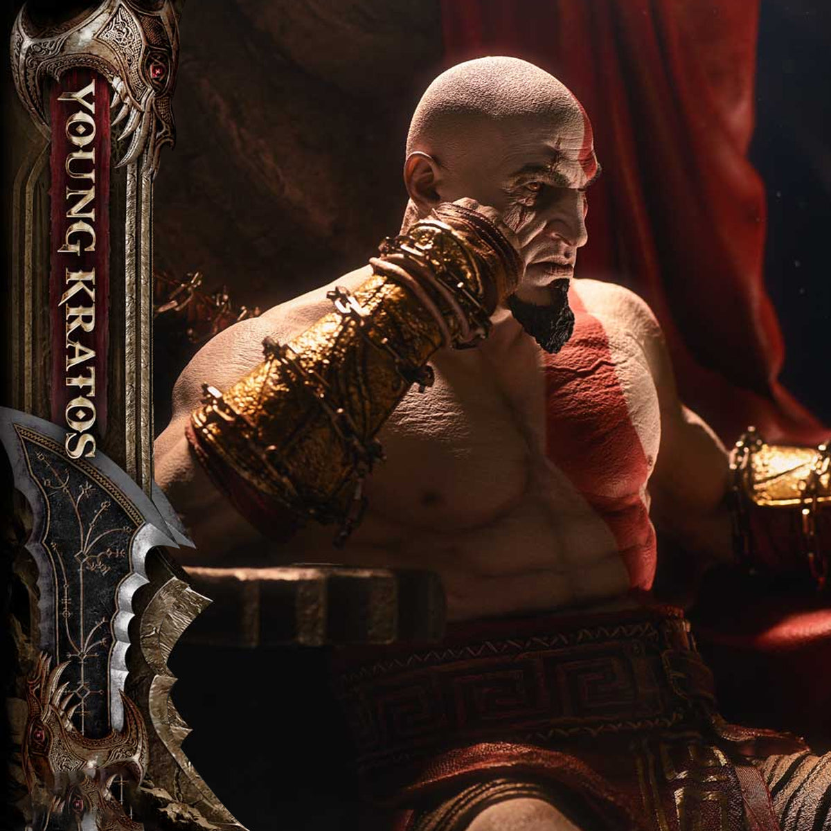 Throne Legacy God of War: Ragnarok Young Kratos