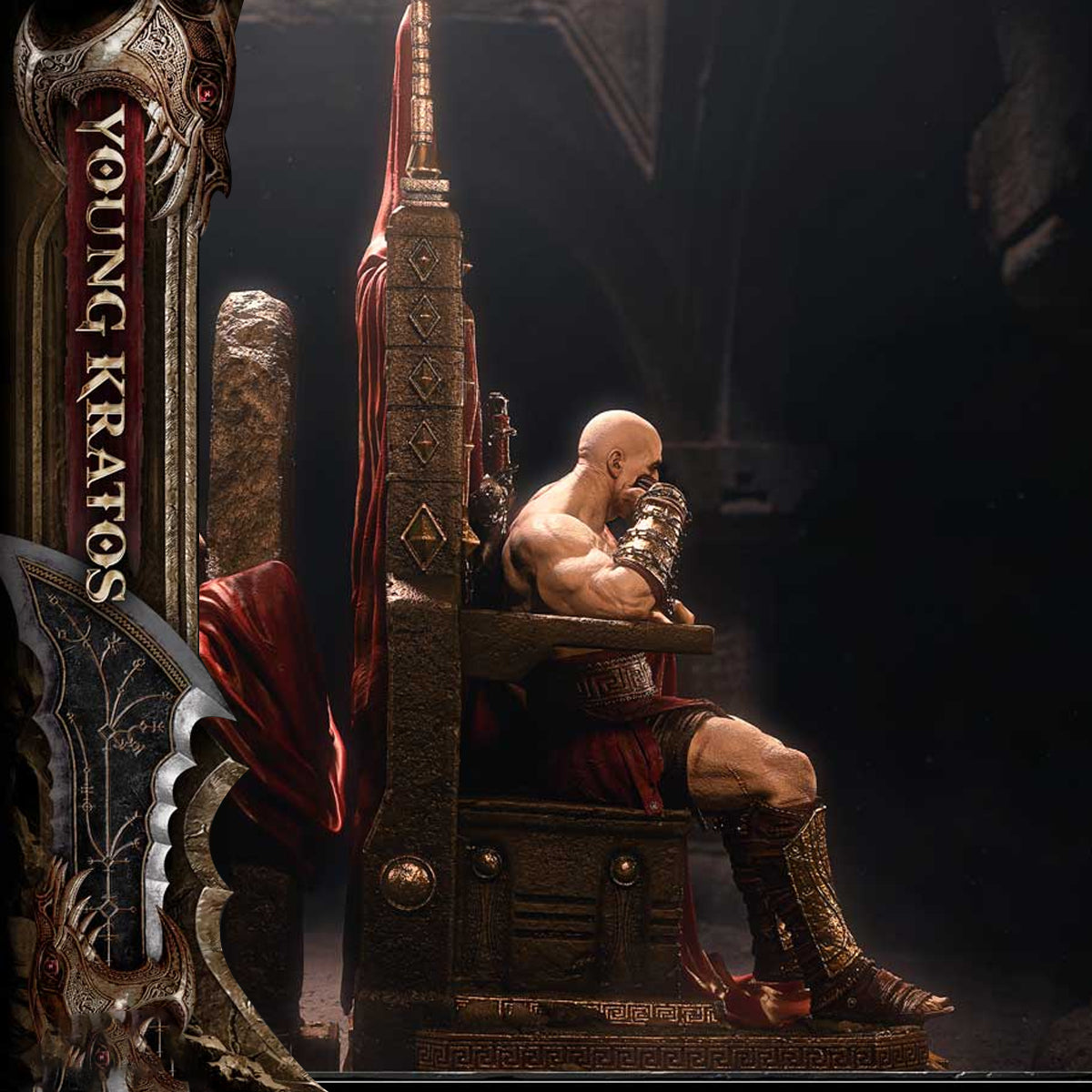 Throne Legacy God of War: Ragnarok Young Kratos