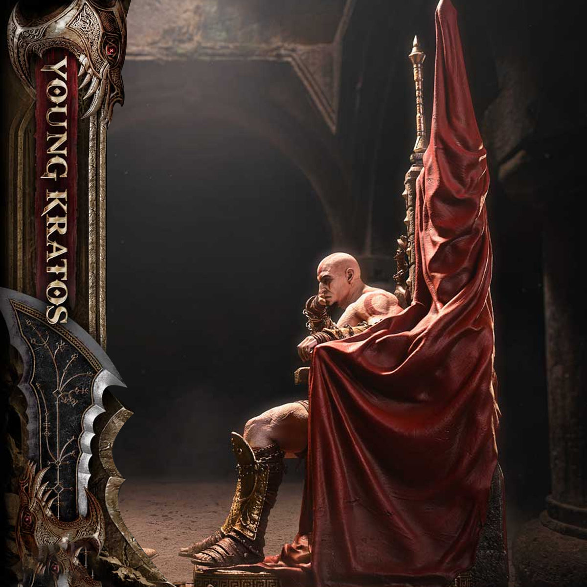 Throne Legacy God of War: Ragnarok Young Kratos