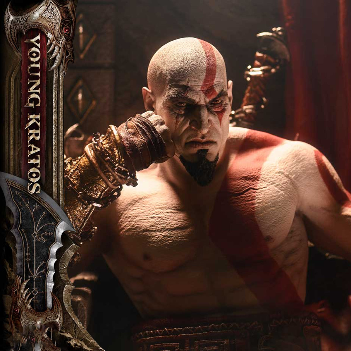 Throne Legacy God of War: Ragnarok Young Kratos