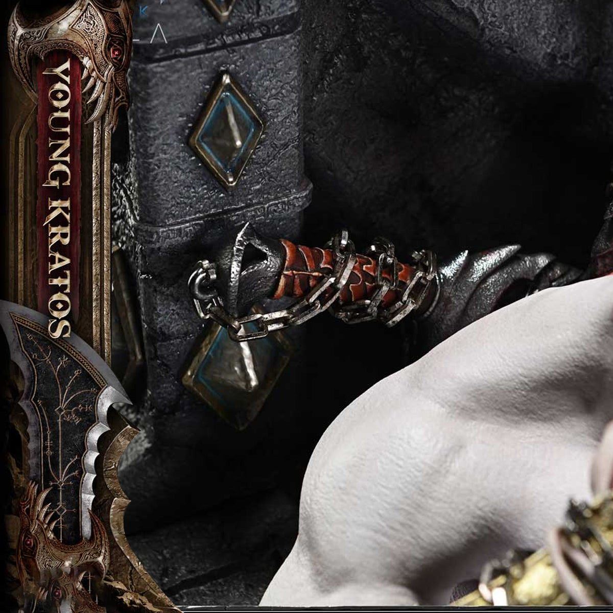 Throne Legacy God of War: Ragnarok Young Kratos