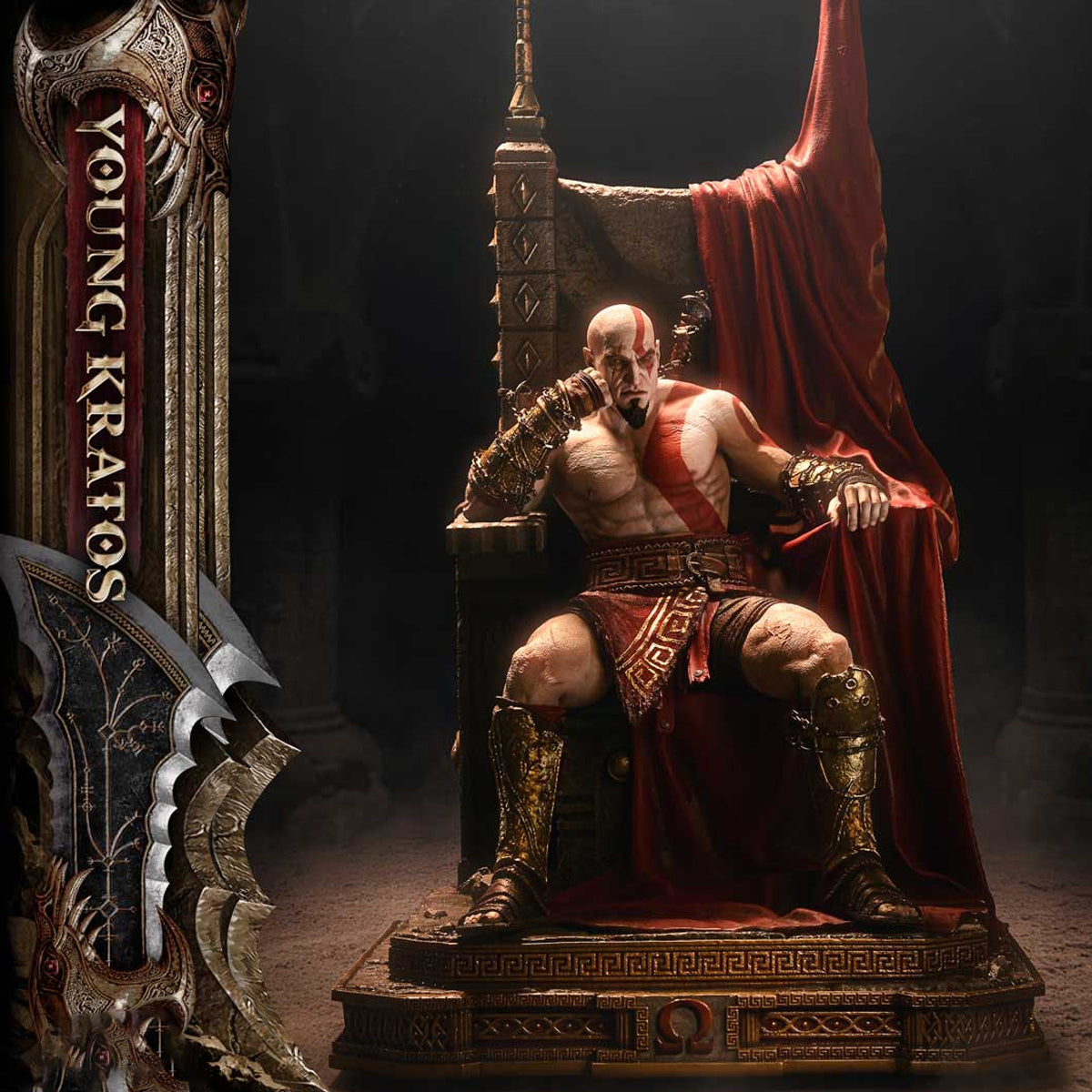 Throne Legacy God of War: Ragnarok Young Kratos