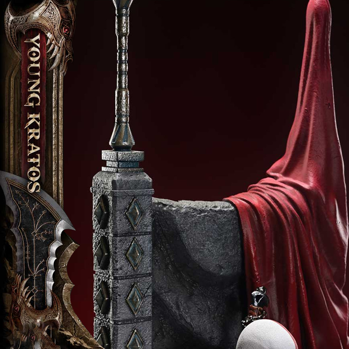 Throne Legacy God of War: Ragnarok Young Kratos