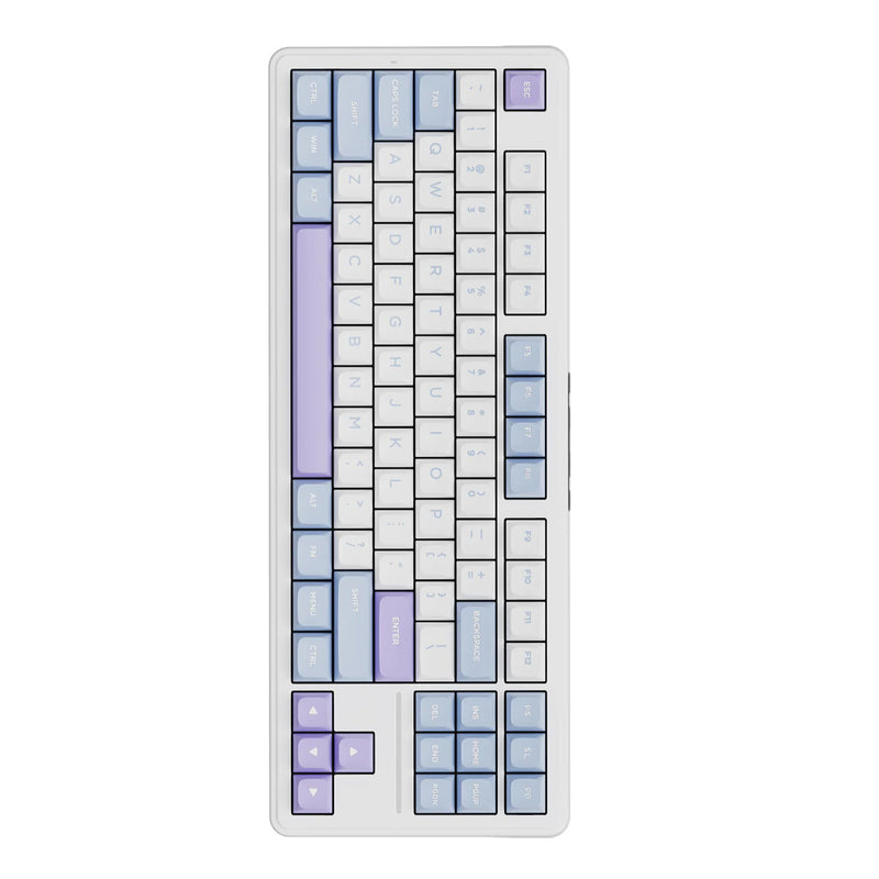 ATK A87 RGB Tri-Mode 87-Keys Gasket-Mounted Hot-Swappable Mechanical Keyboard (Sea Salt)