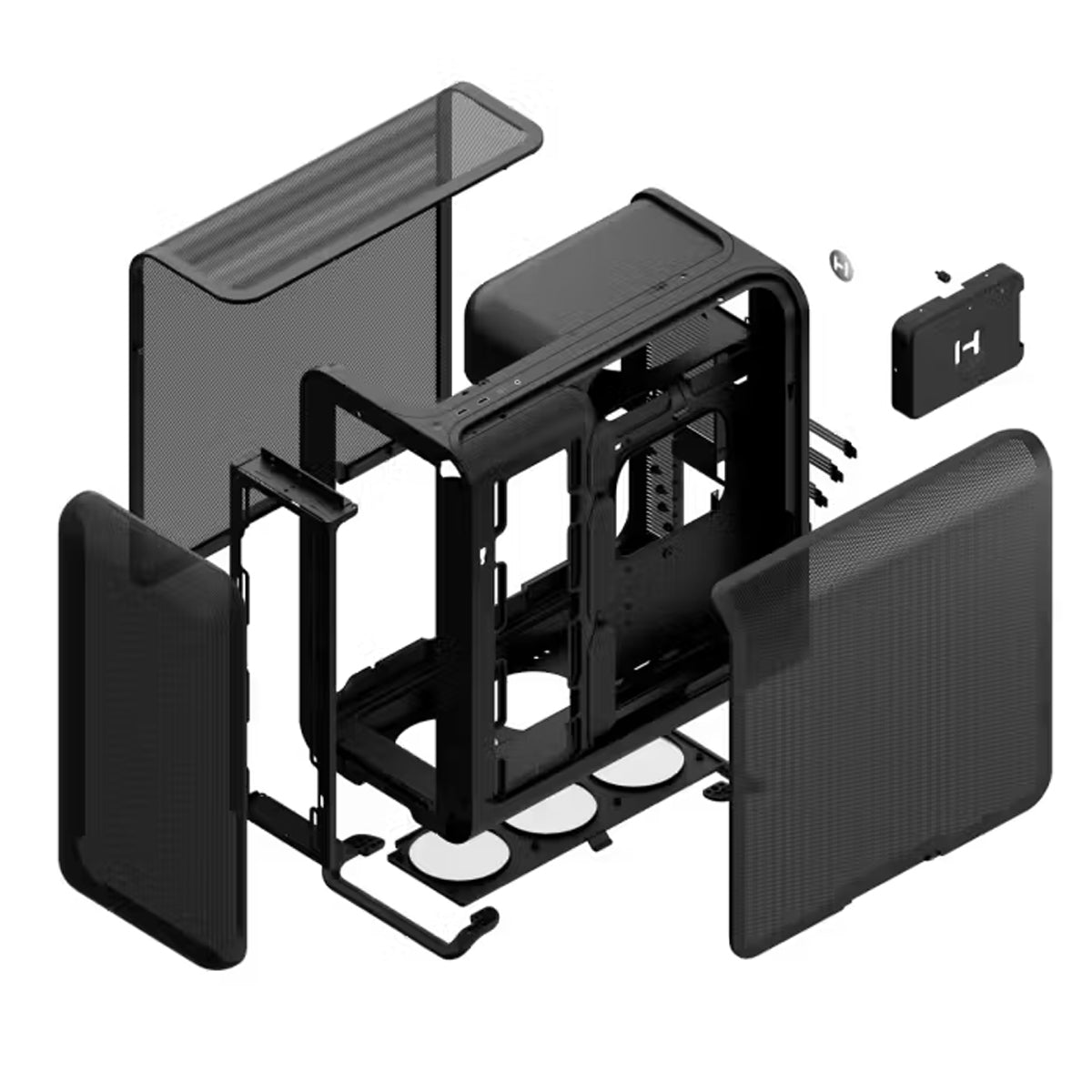 Hyte X50 Air Full-Coverage Micro-Mesh ATX Mid-Tower Modern Case
