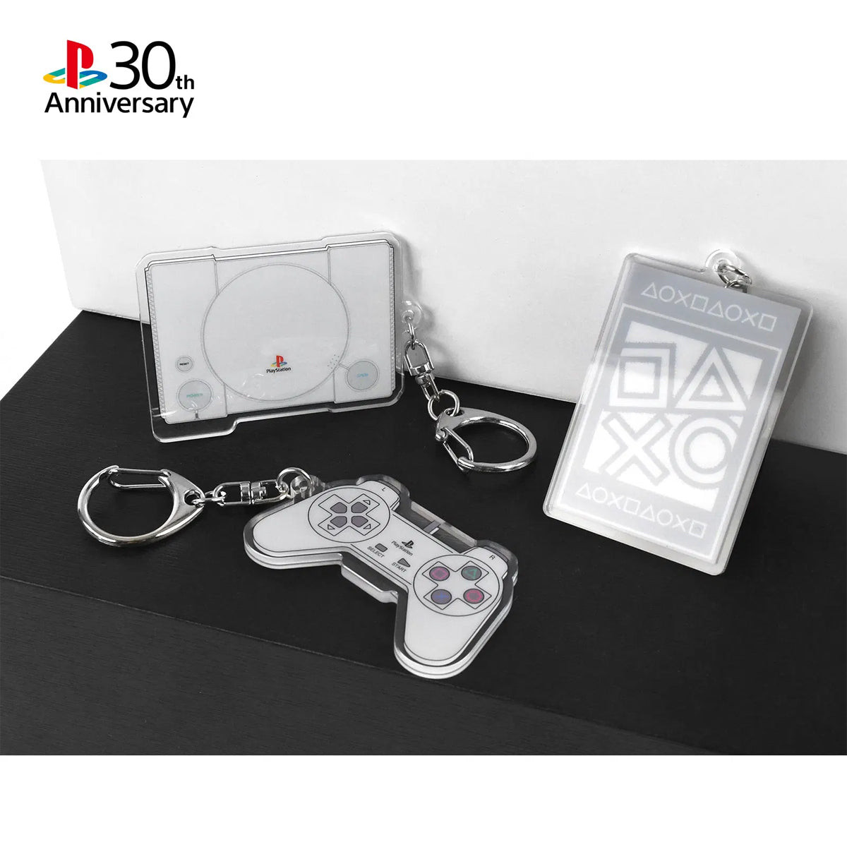 Sony Playstation 30th Anniversary Acrylic Keychain Set (3 pcs)