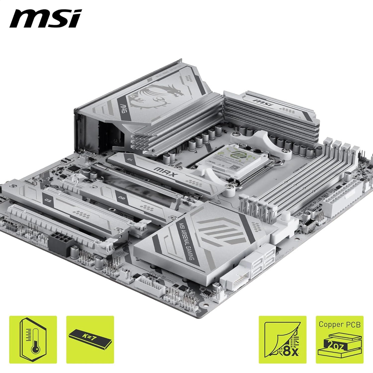MSI MAG X870E Gaming Plus Max WiFi DDR5 AMD Motherboard