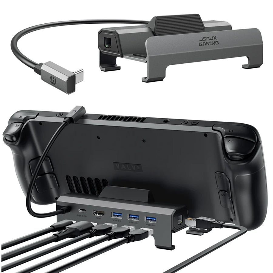 JSAUX USB-C 6-in-1 Docking Station (Grey) (HB0612)