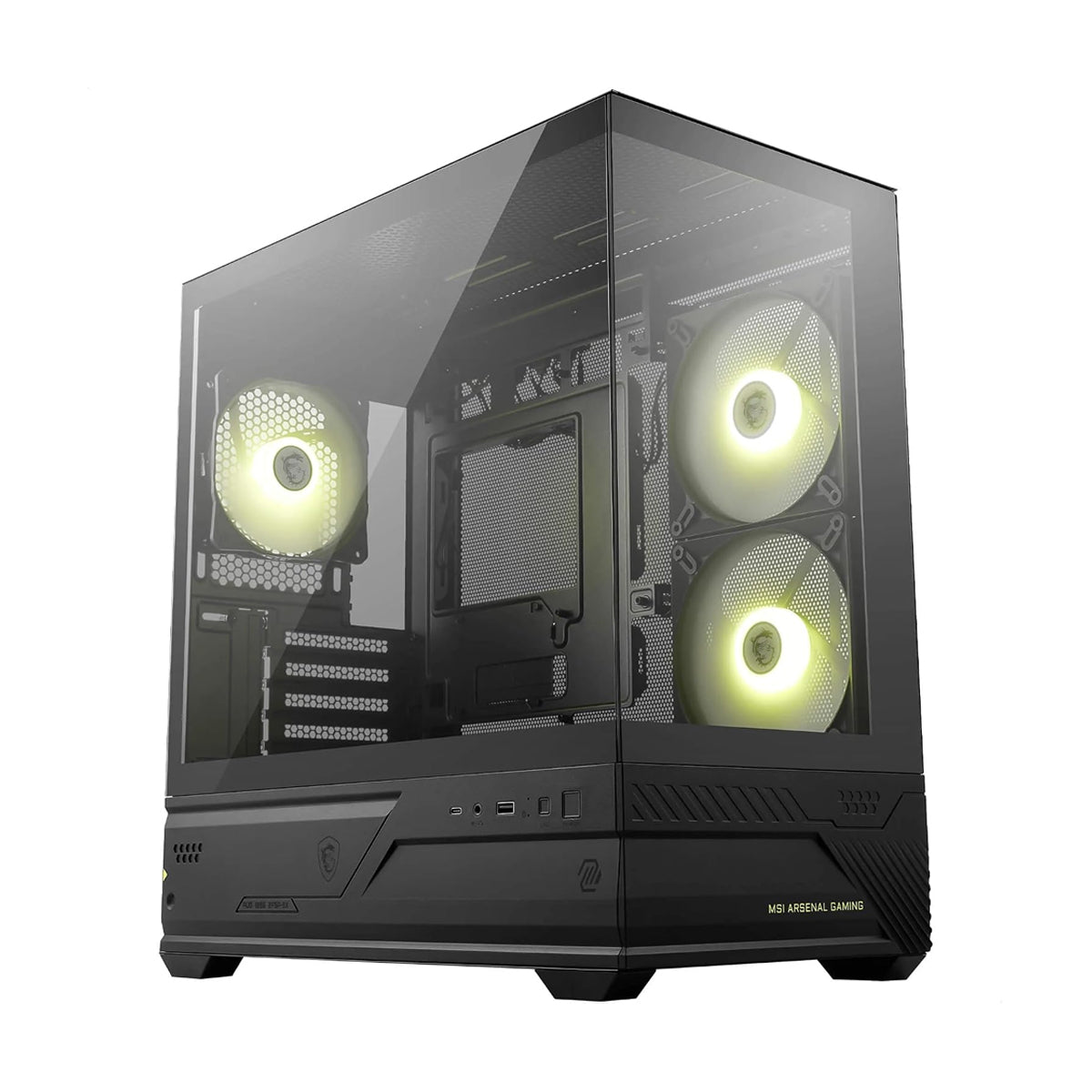 MSI MAG PANO M110R Mini Tower Micro-ATX/Mini-ITX PC Case