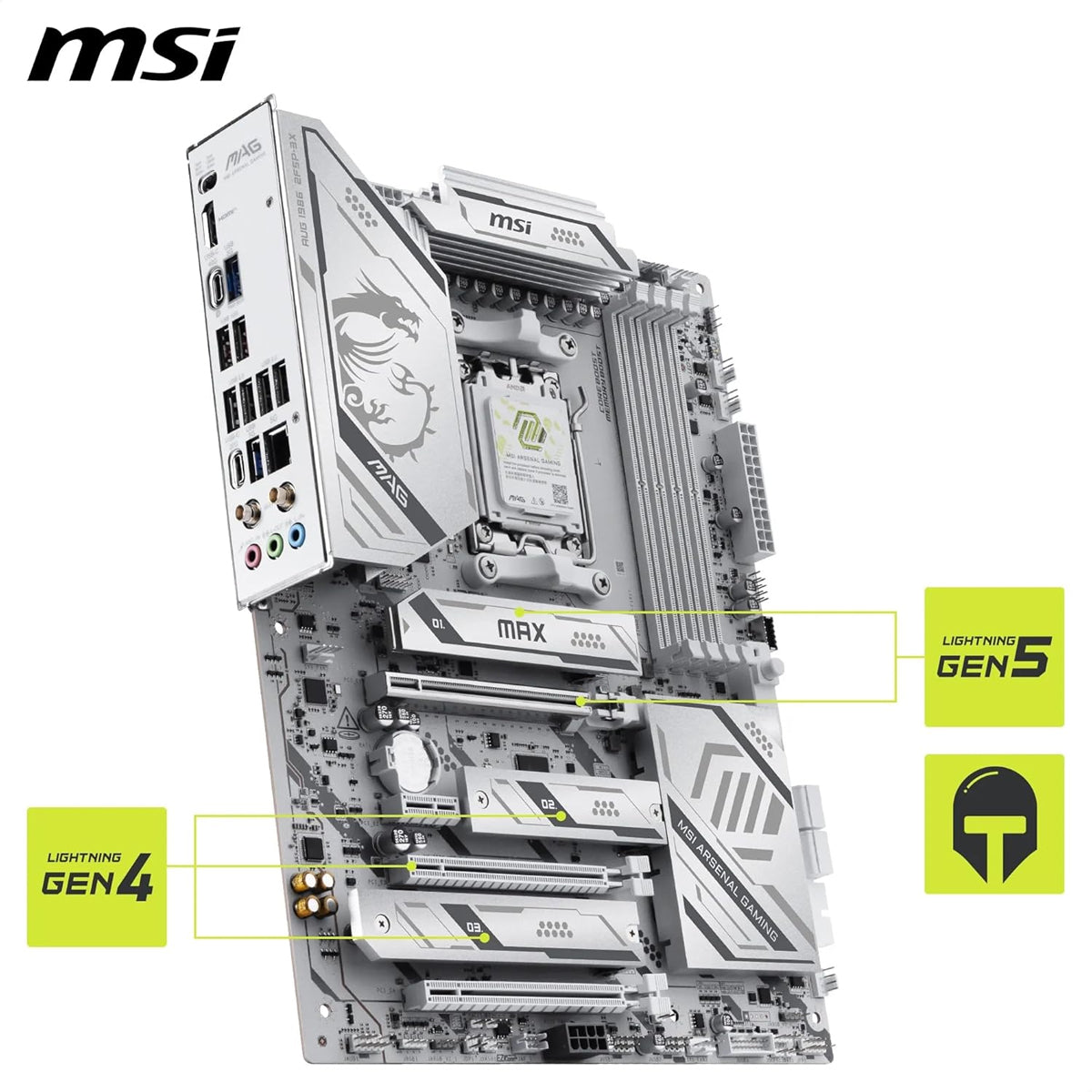 MSI MAG X870E Gaming Plus Max WiFi DDR5 AMD Motherboard